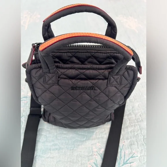 MZ Wallace Black Mini Box Tote/crossbody bag - Picture 5 of 14